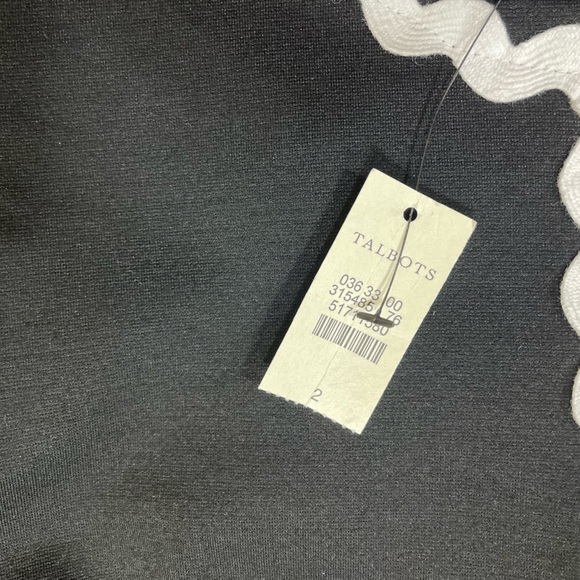 NWT Talbots “Ponte” Shift Dress With Trim - Picture 9 of 10